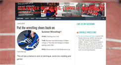 Desktop Screenshot of lowvillewrestling.com